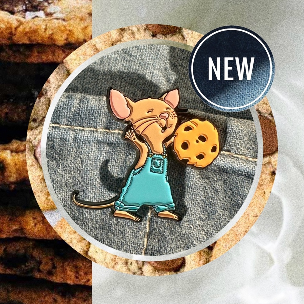 If You Give a Mouse a Cookie Enamel Pin